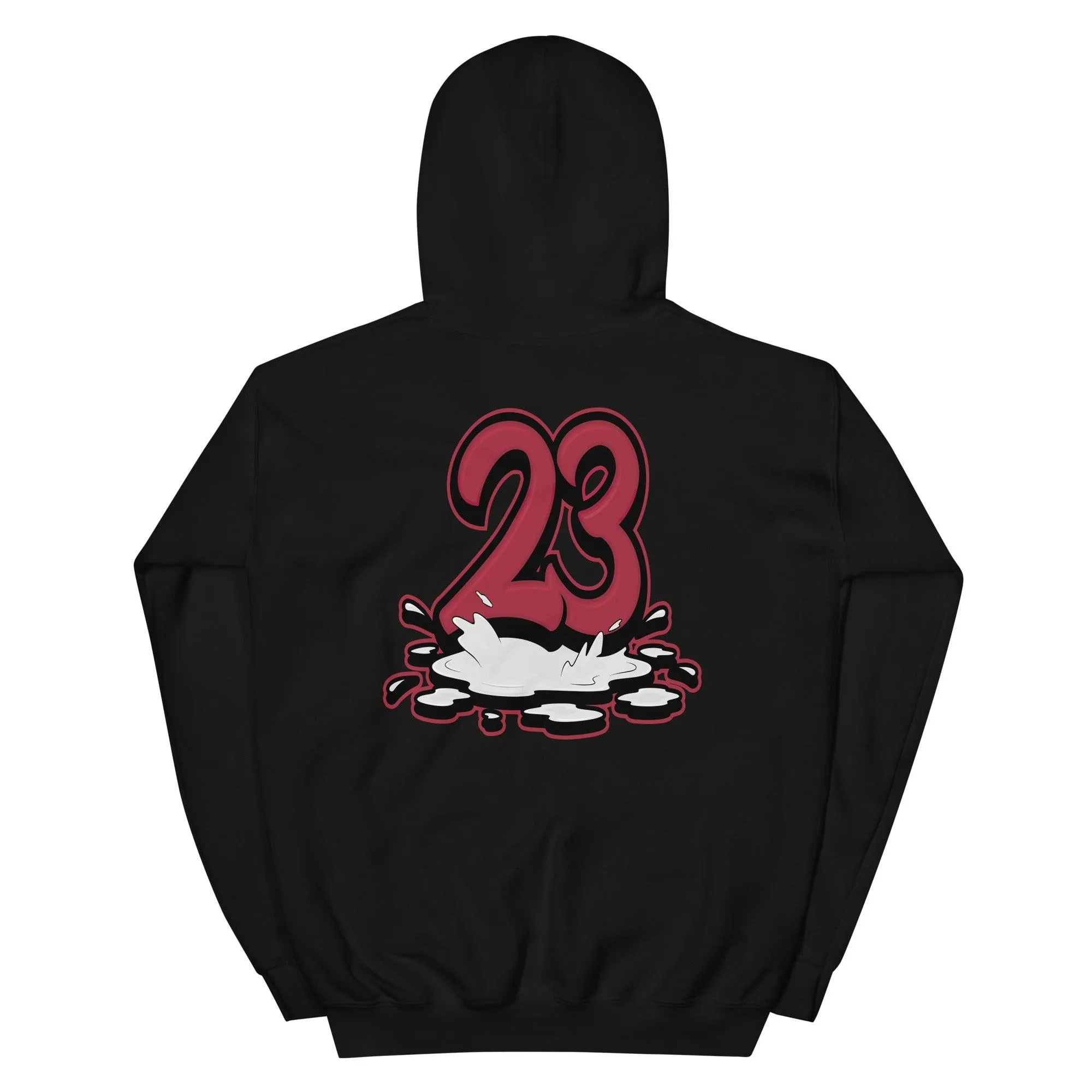 1 High FlyEase Black White Fire Red Hoodie 23 Melting