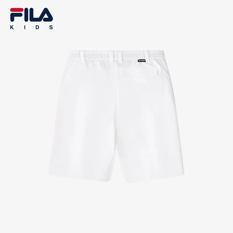 (130-165cm) FILA KIDS PERFORMANCE GOLF Boy's Woven Pants in Black or White