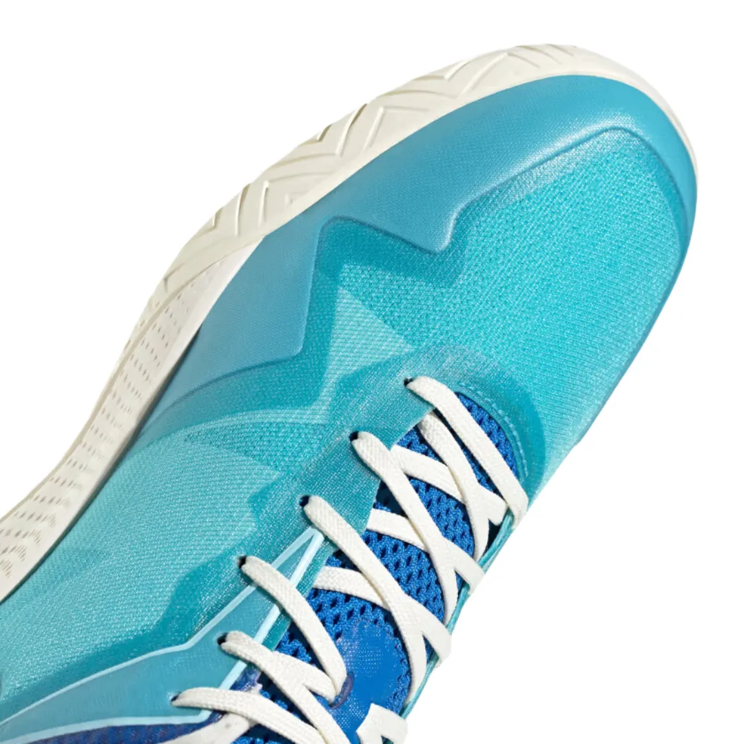 Adidas Defiant Speed Tennis Shoe - Light Aqua/Off White/Bright Royal