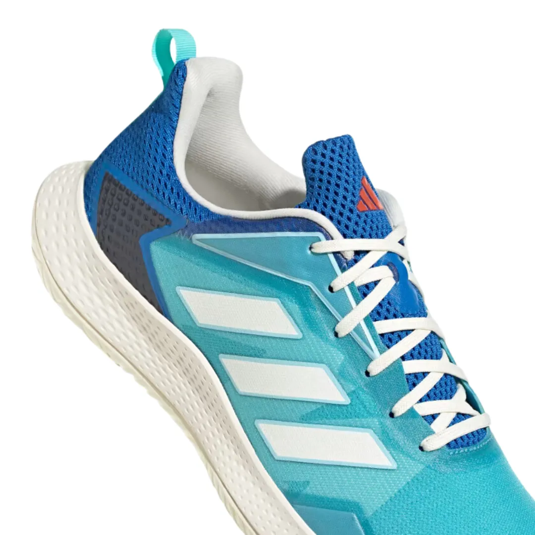 Adidas Defiant Speed Tennis Shoe - Light Aqua/Off White/Bright Royal