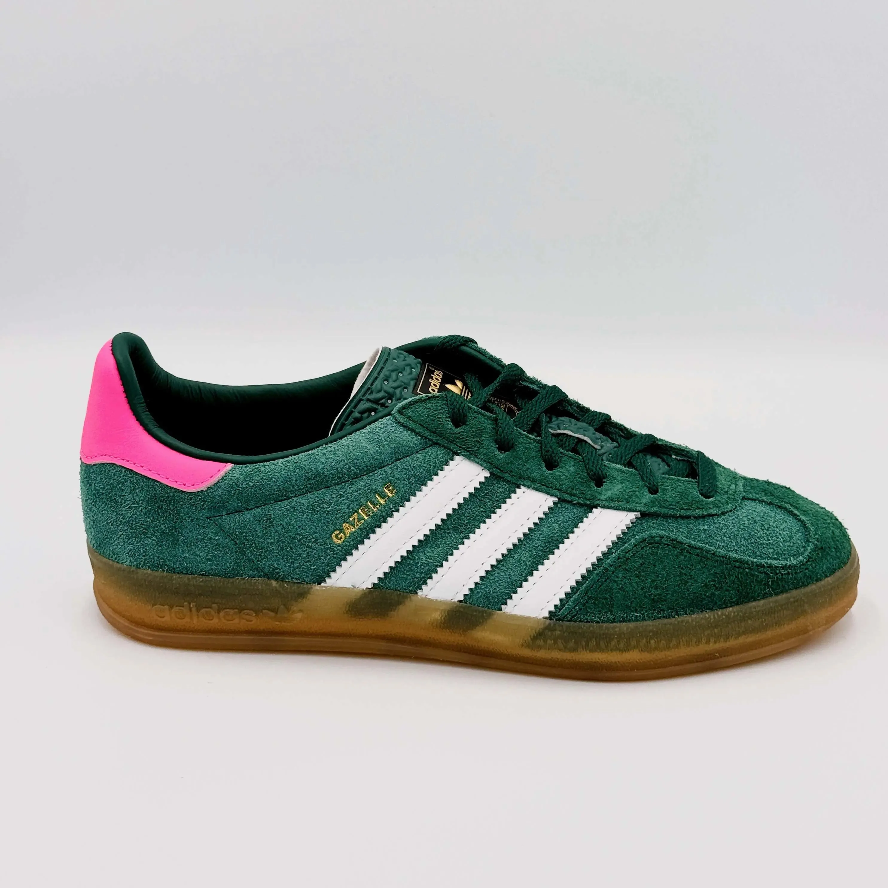 Adidas Gazelle Indoor Collegiate Green Lucid Pink