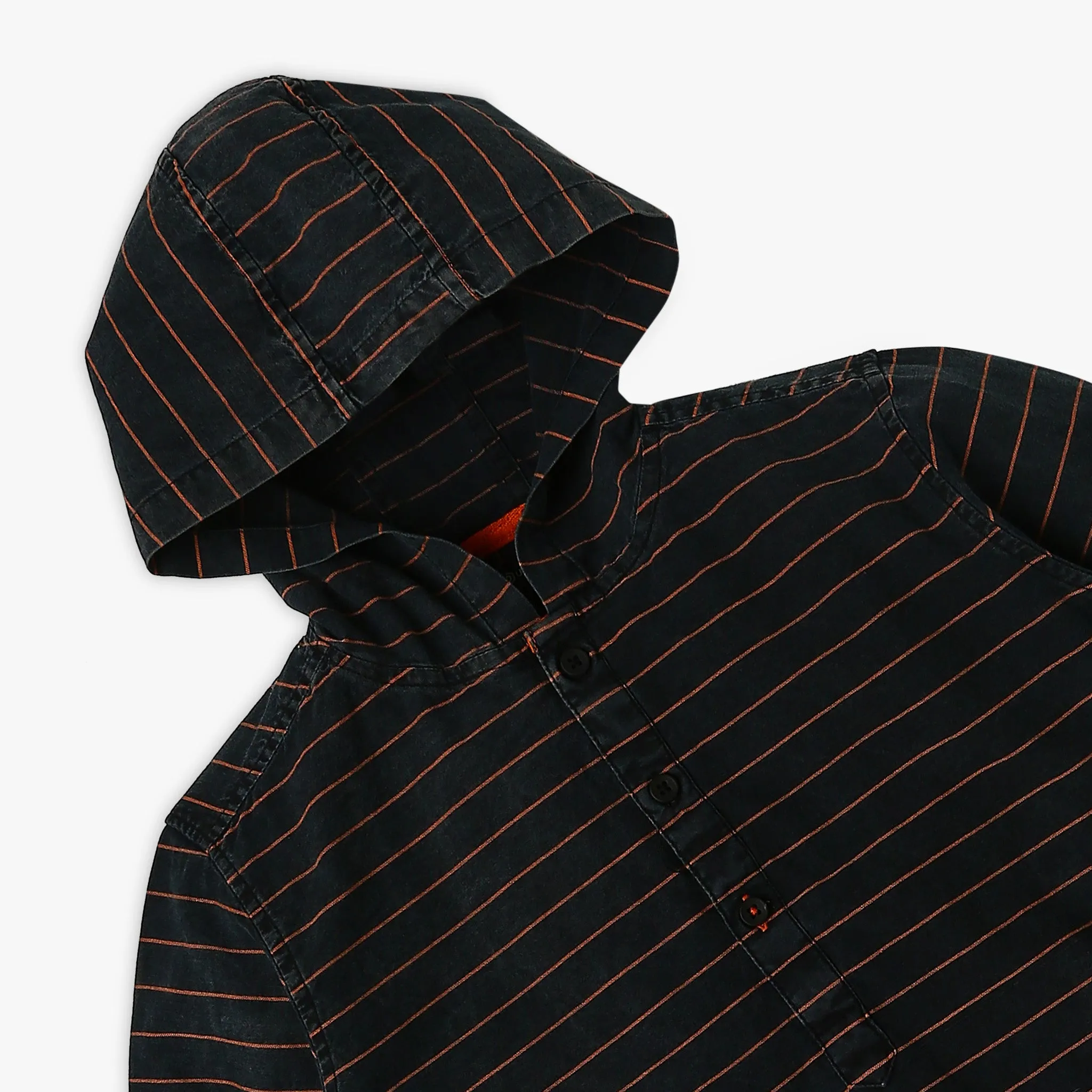 Boy's Regular Fit Striped Shirt