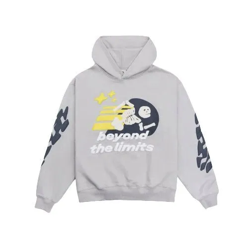 Broken Planet Beyond The Limits Hoodie Ash Grey