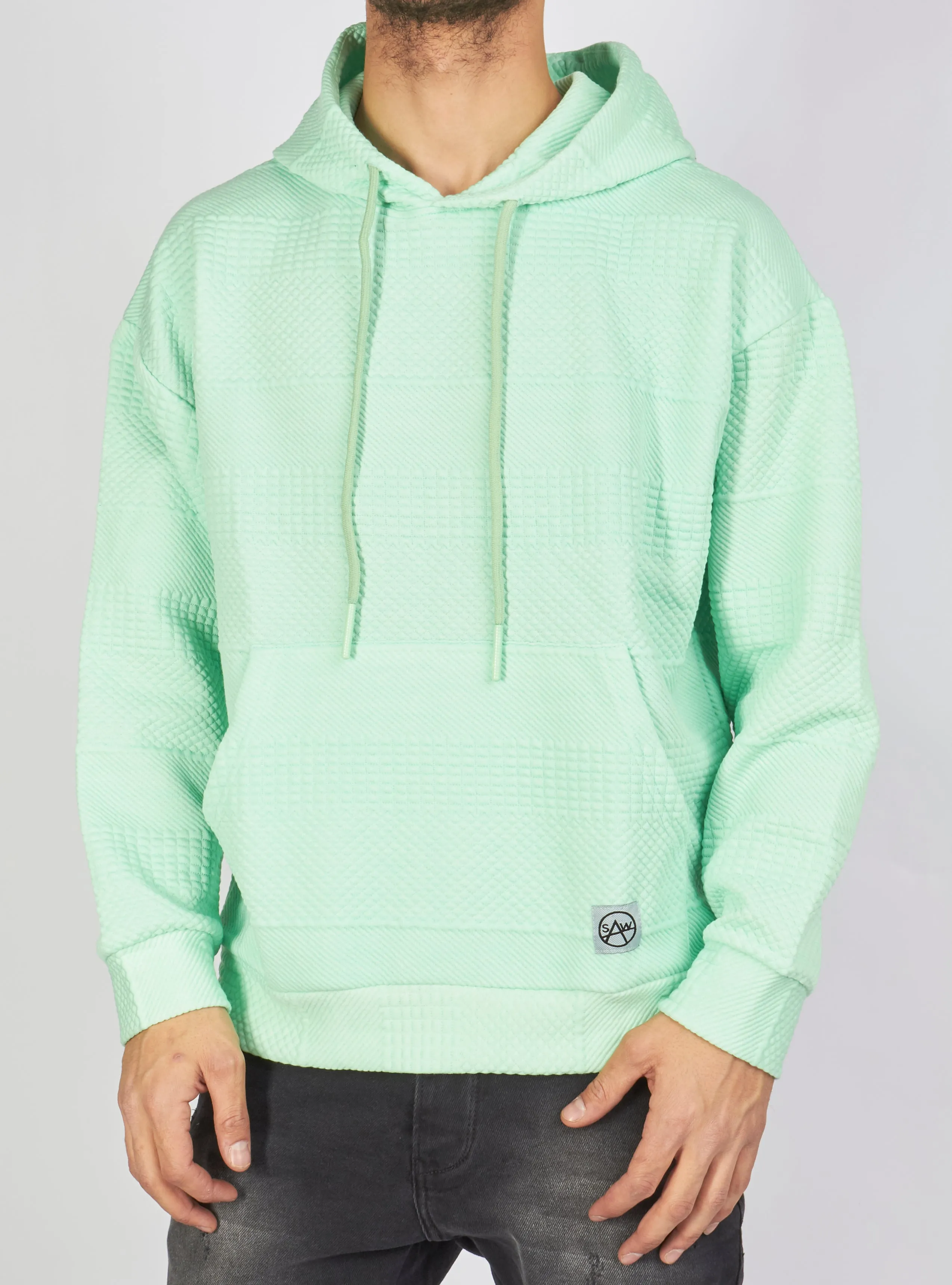 Buyer's Choice Hoodie - Textured - Mint - SW-21572