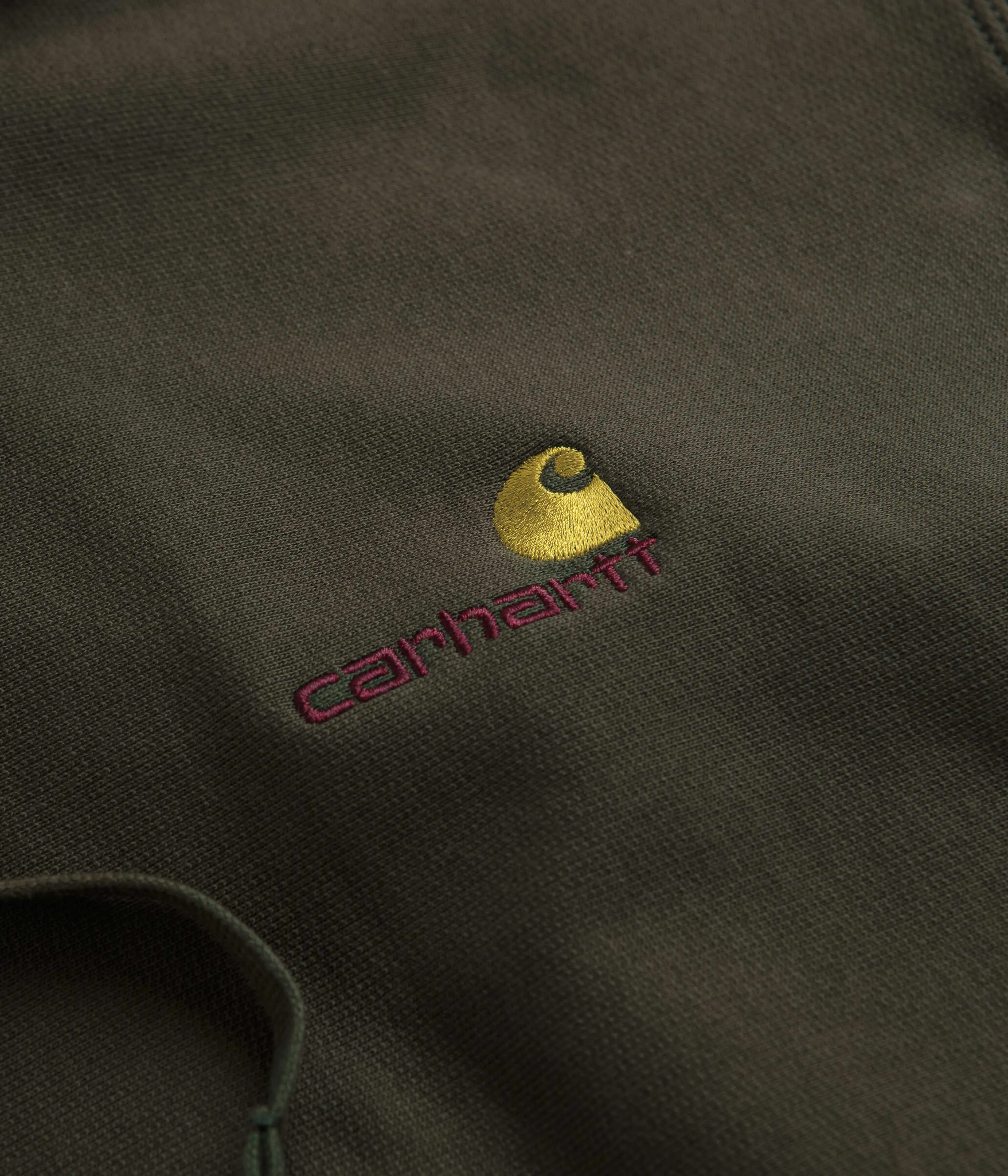 Carhartt American Script Hoodie - Plant