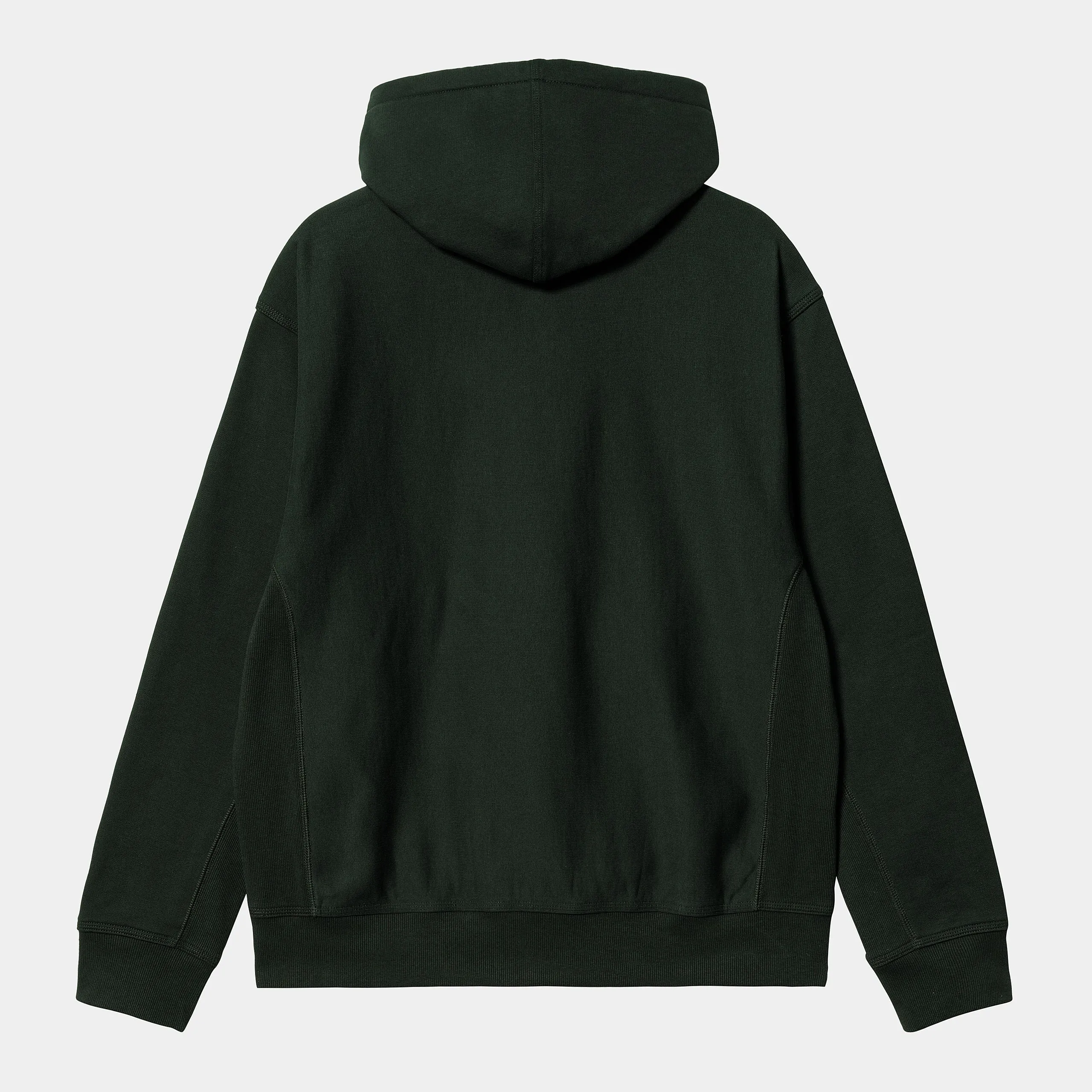 Carhartt Hooded American Script Sweat Dark Cedar