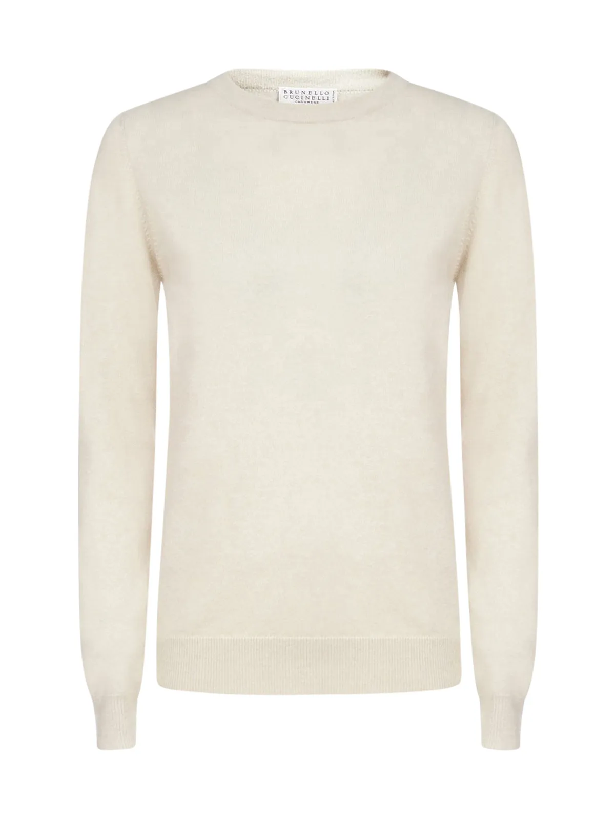 Cashmere sweater with monili