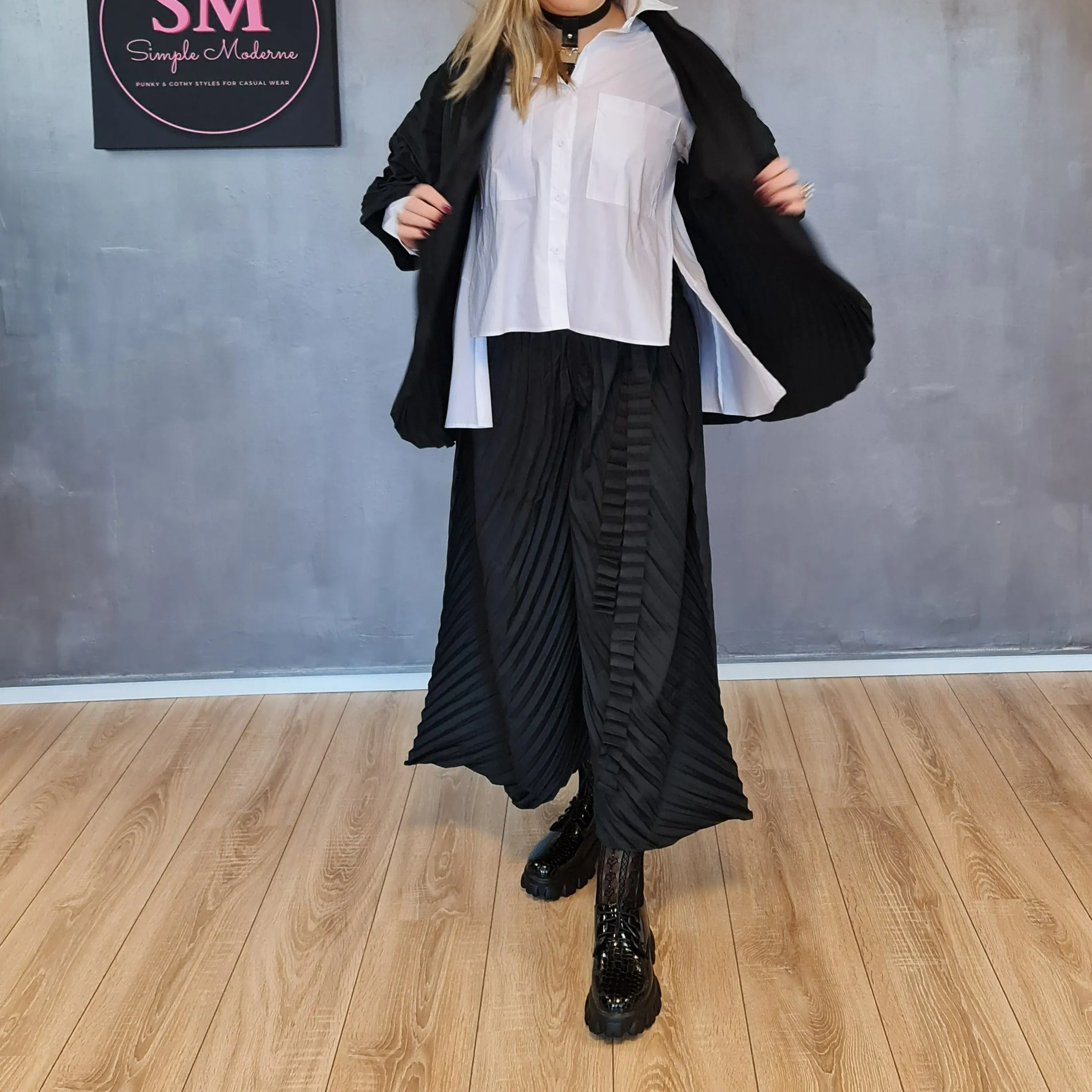 Casual Minimal Goth Regular Irregular Blazer