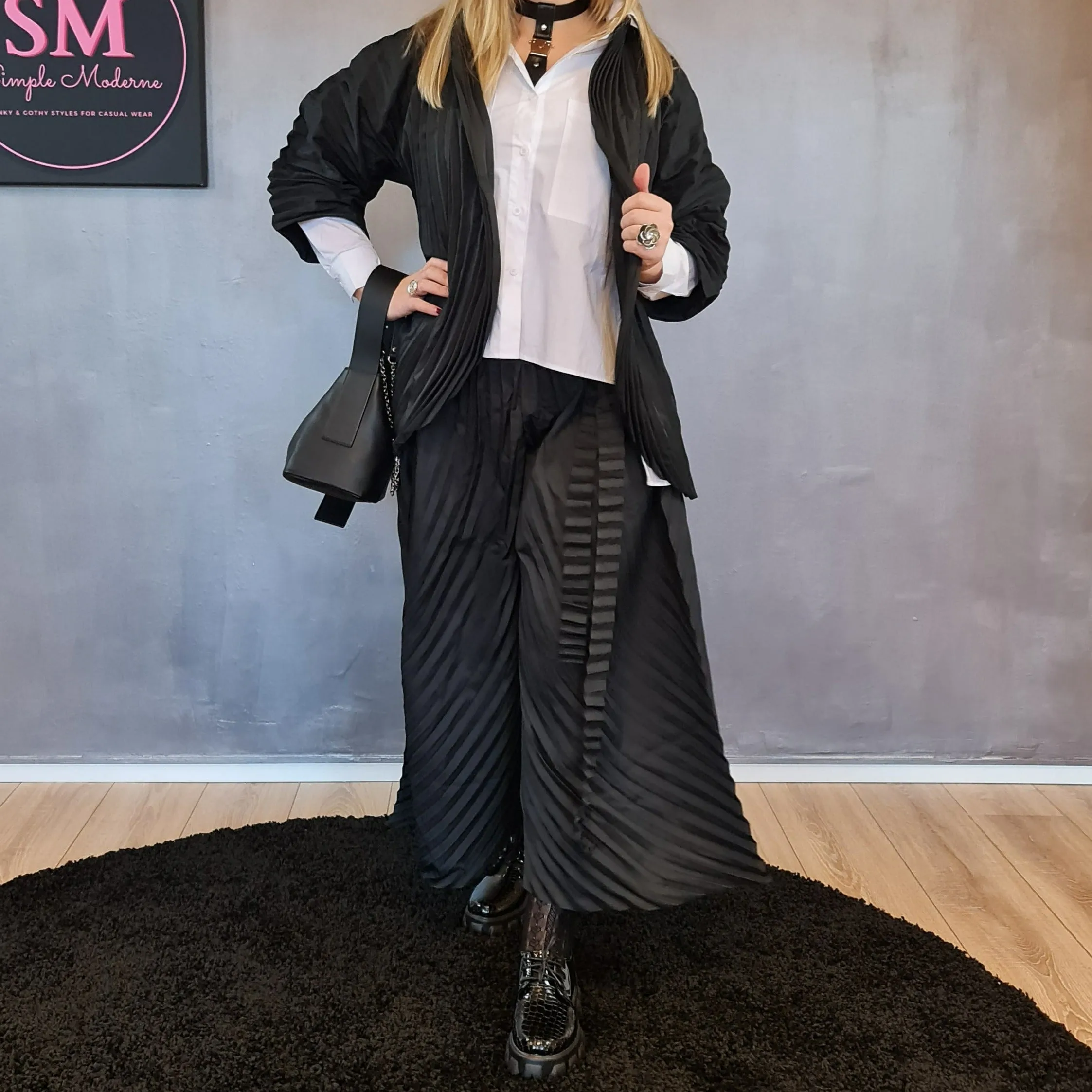 Casual Minimal Goth Regular Irregular Blazer