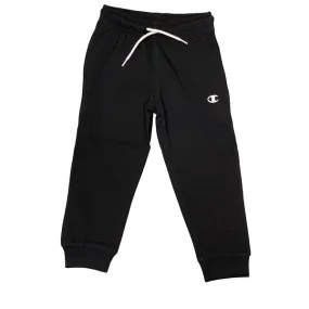 Champion Boy's Sports Pants with Cuff Legacy Basics-Pro Jersey 306026 KK001 NBK black