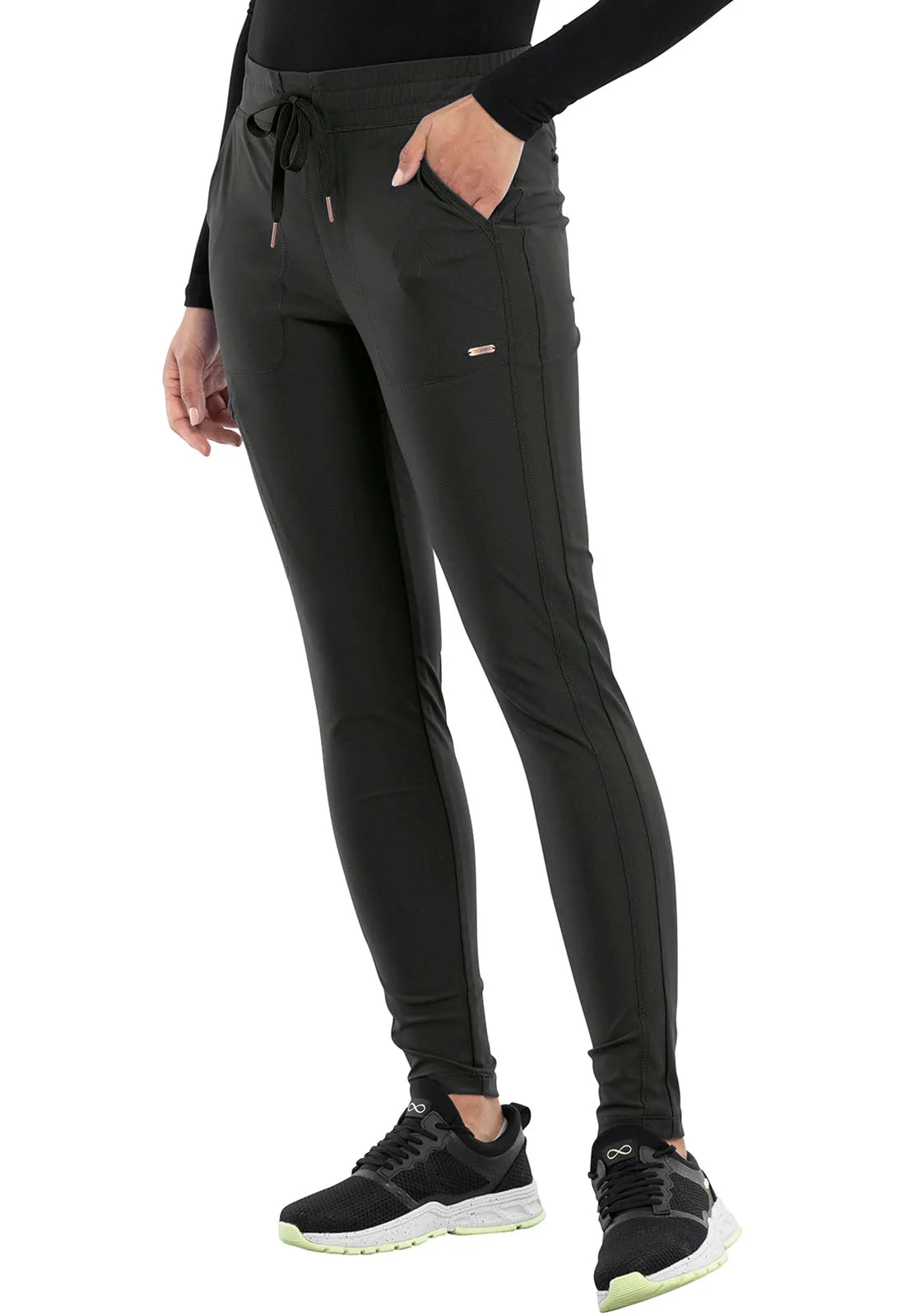 Cherokee Form CK095 Women's Mid-Rise Tapered Leg Scrub Pant - TALL