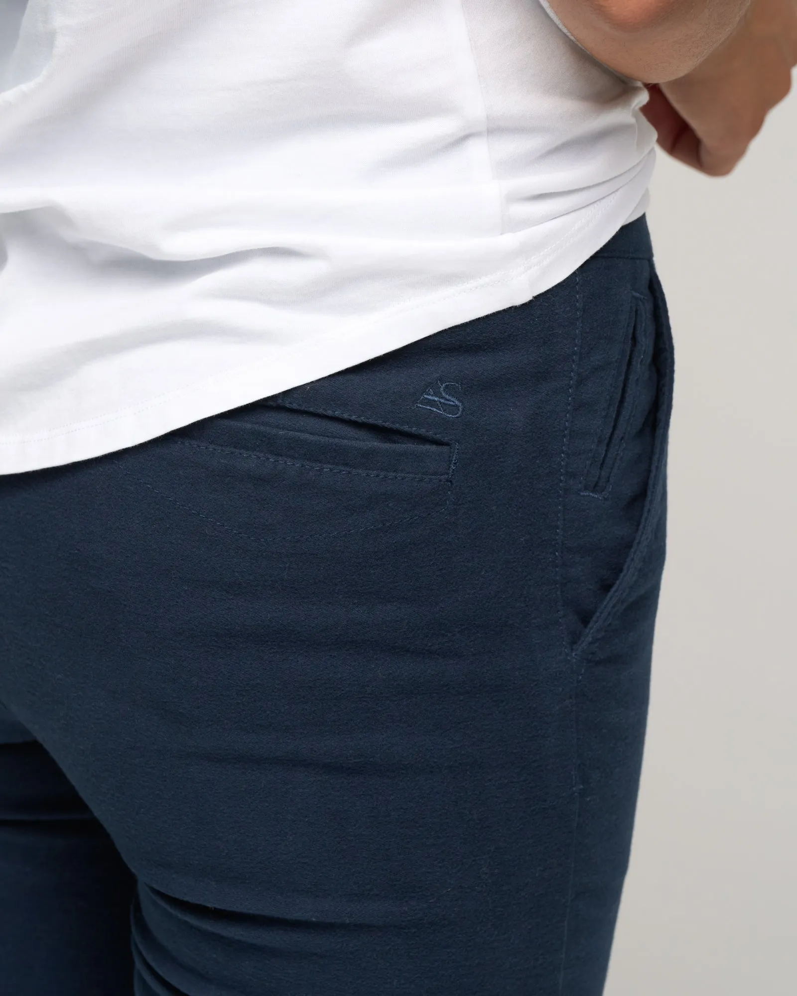 COTTON STRETCH MOLESKIN PANT