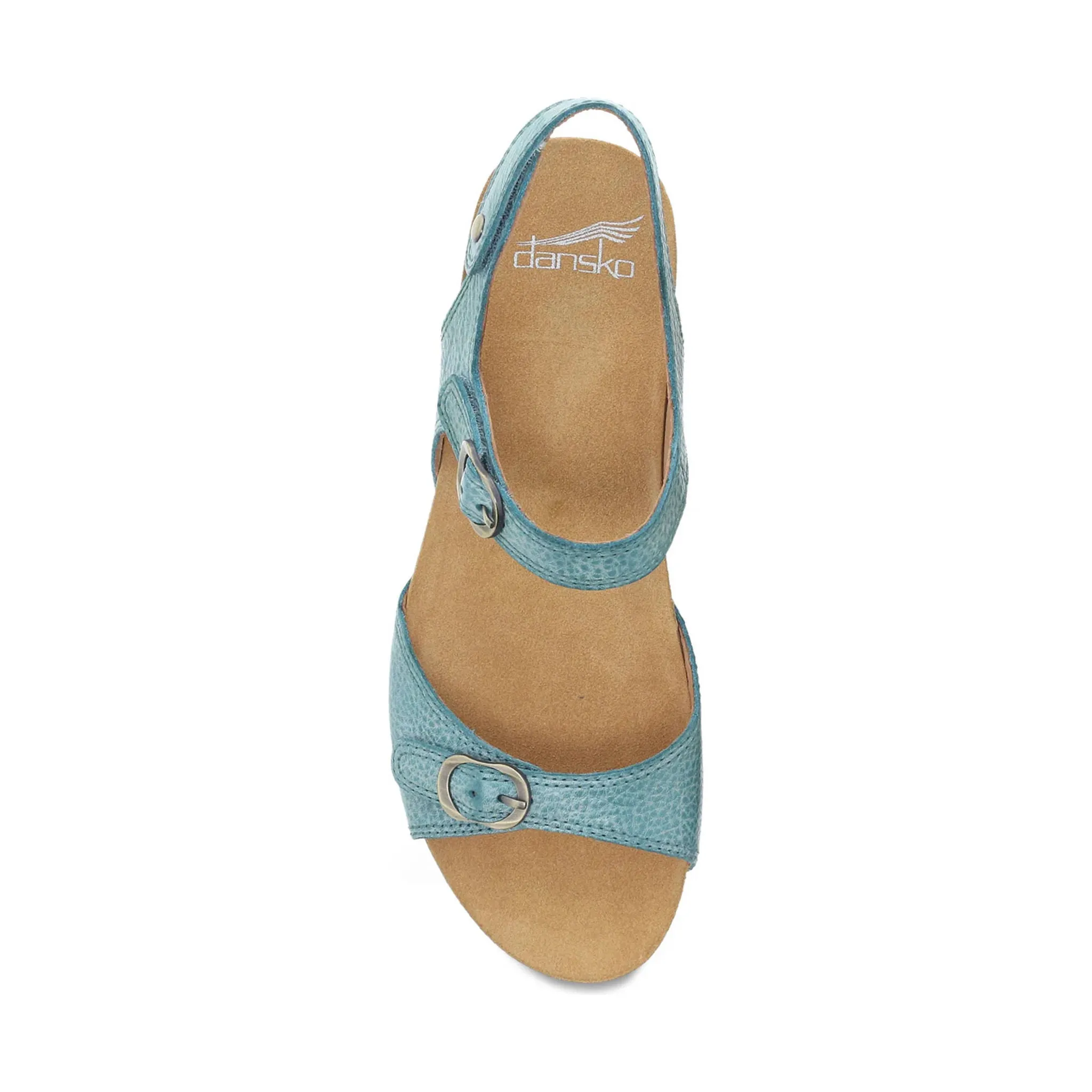 Dansko Women's Tricia Sandal - Lagoon Milled Burnished