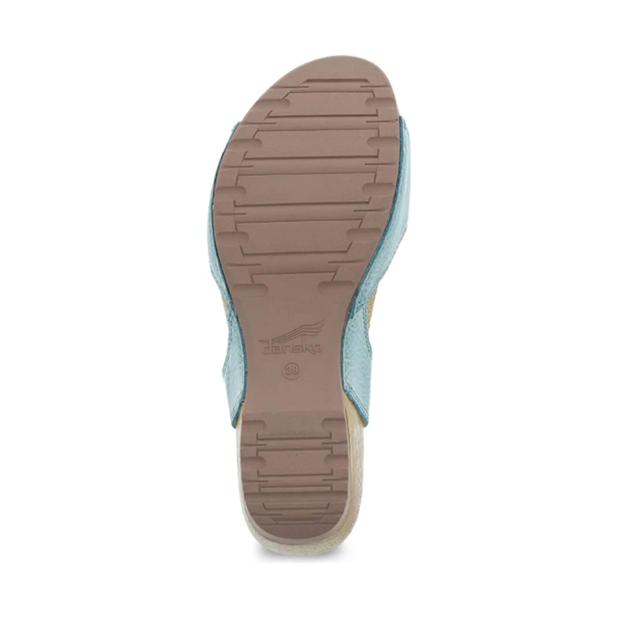 Dansko Women's Tricia Sandal - Lagoon Milled Burnished