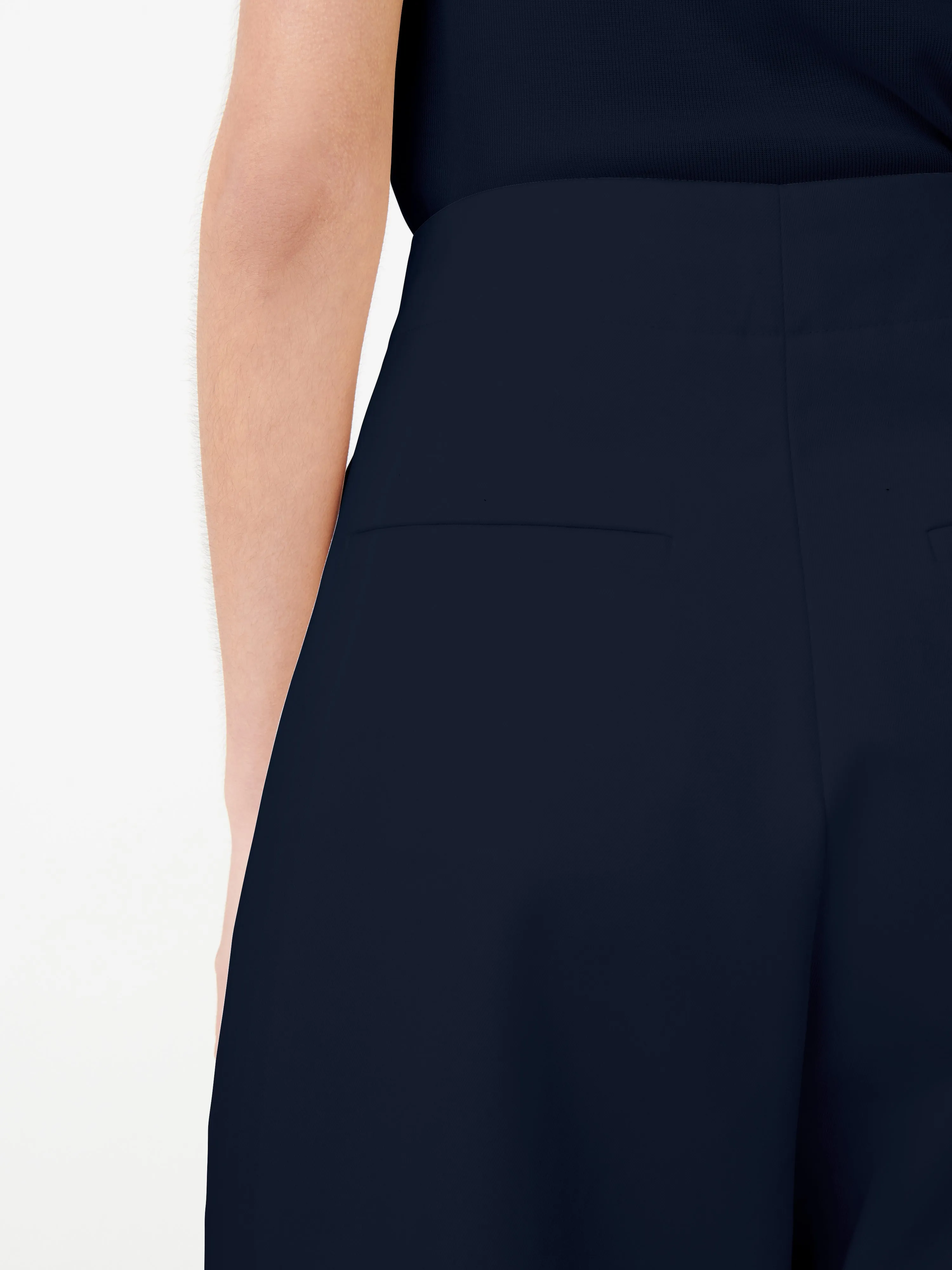 Dordoni Volume Pant In Dark Navy