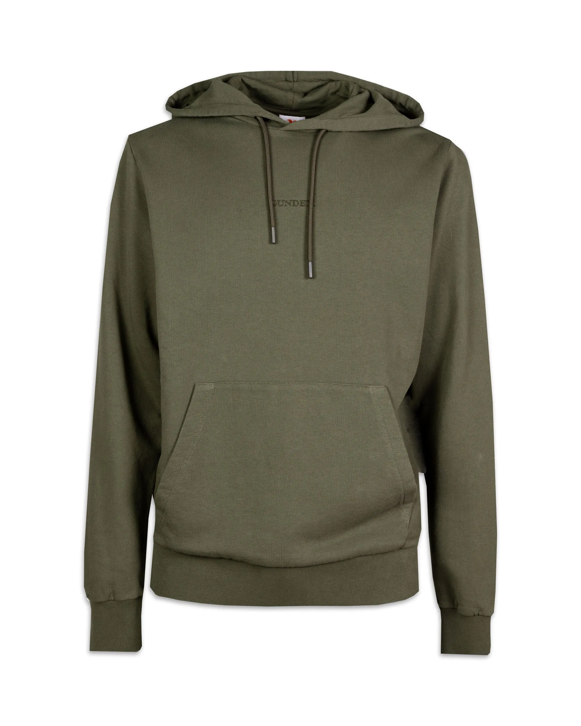 Felpa Uomo Sundek Small Logo Verde Militare