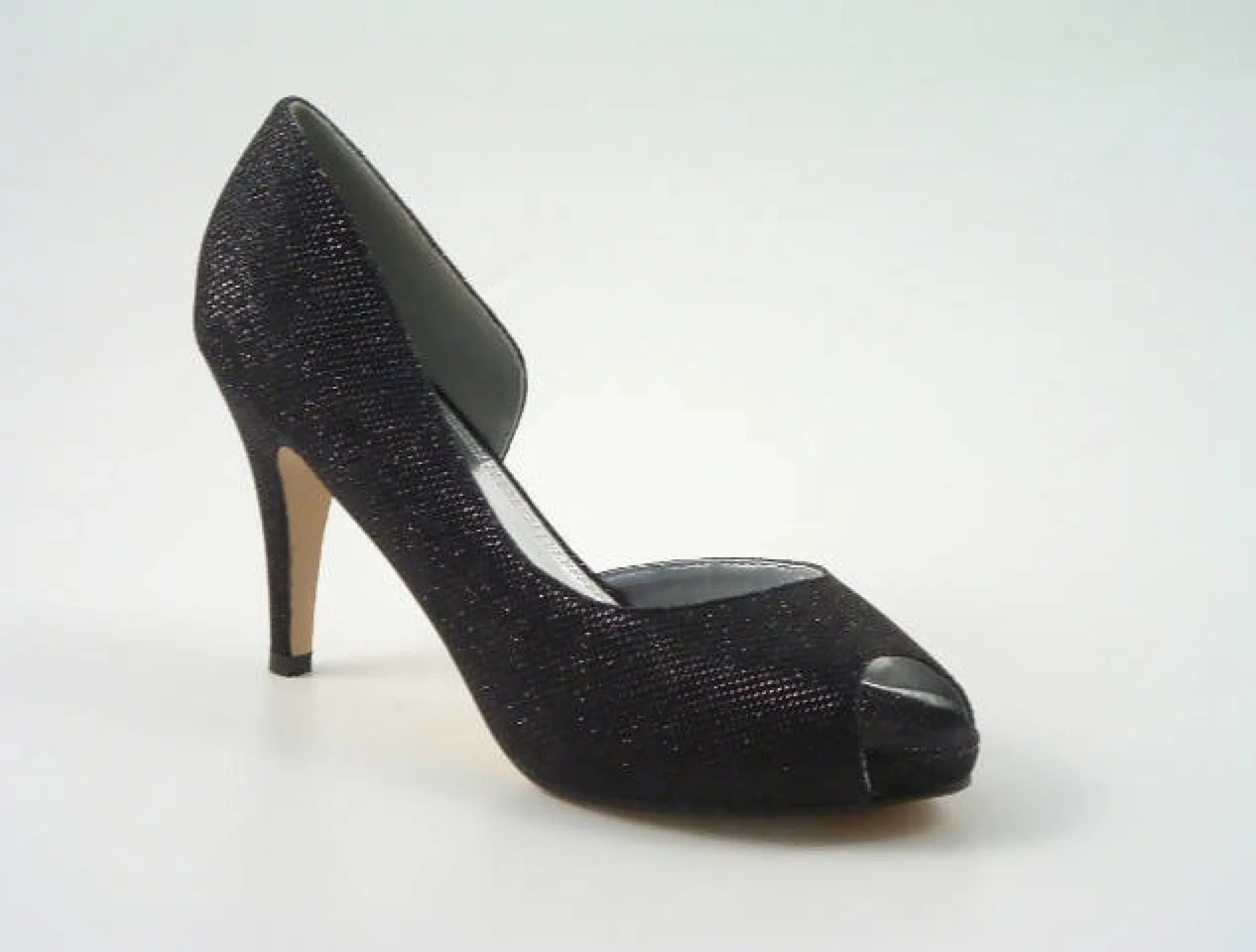 Glitz Shoes Sabatine Mid Heel Peep Toe - 31438