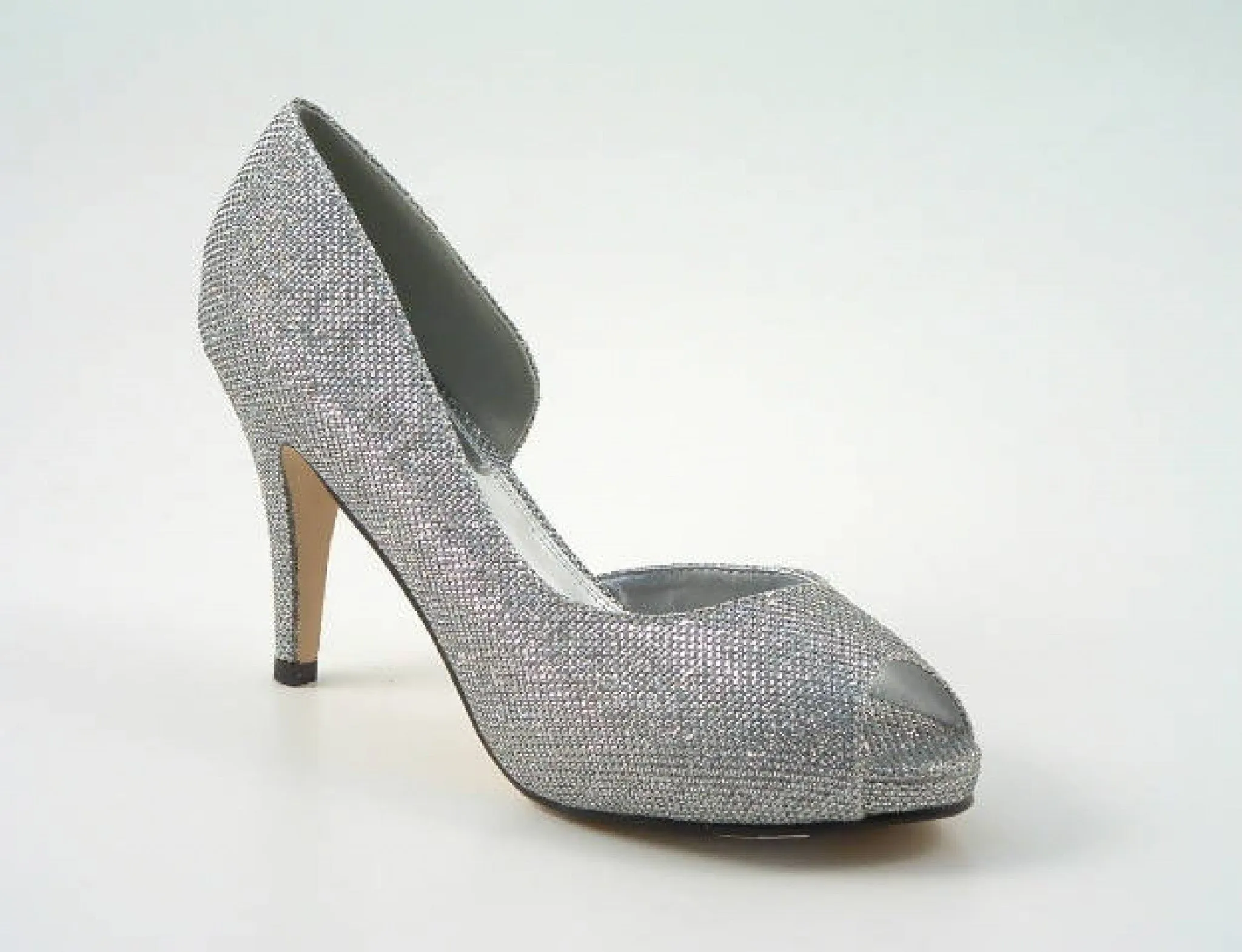 Glitz Shoes Sabatine Mid Heel Peep Toe - 31438