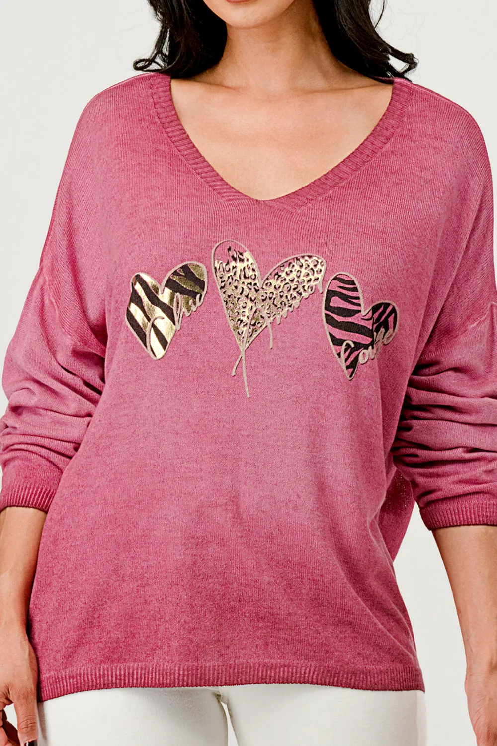 Italian Heart Modal Sweater