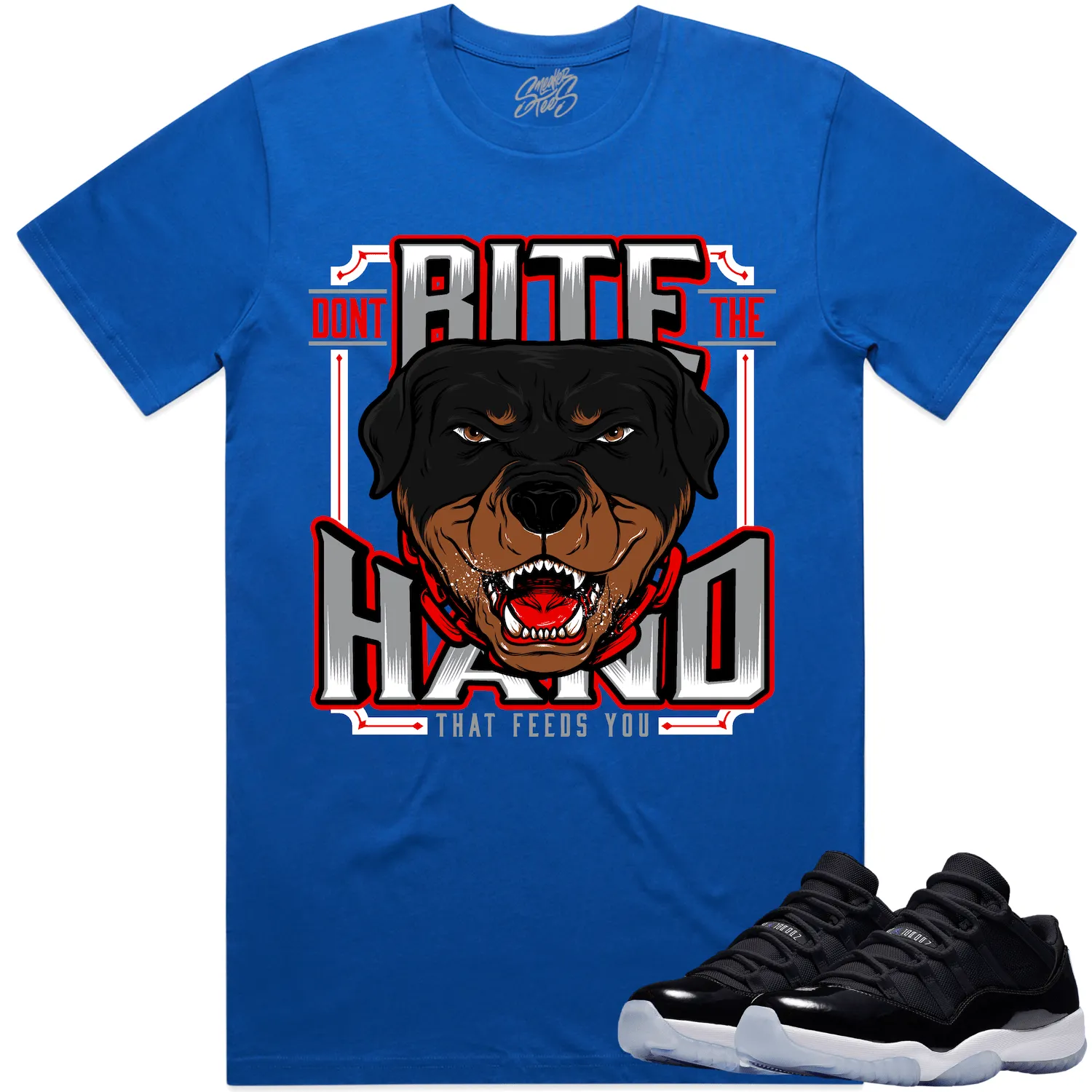 Jordan 11 Low Space Jam 11s Shirt to Match - RED DONT BITE