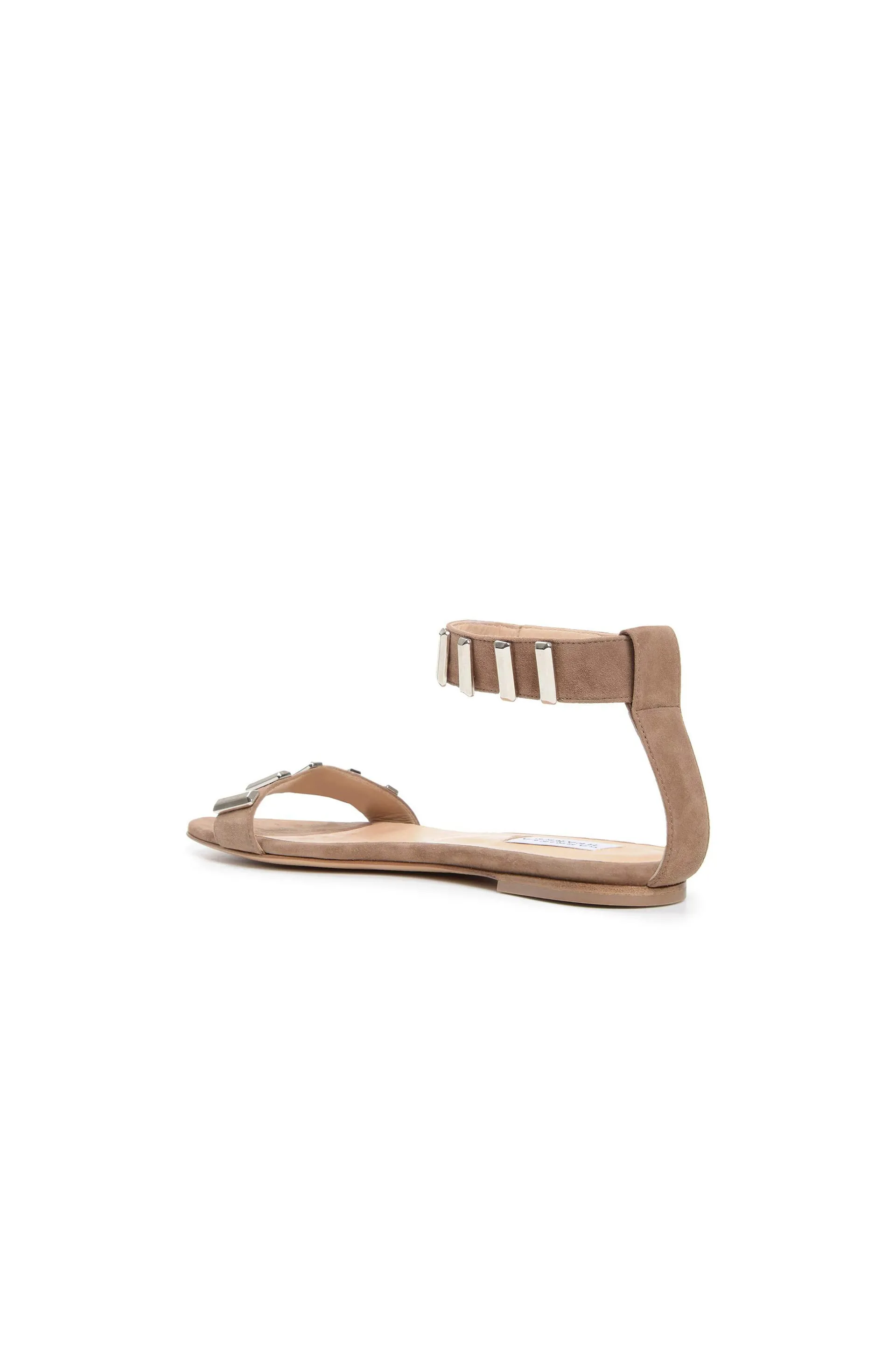 Lana Hardware Flat Sandal Suede