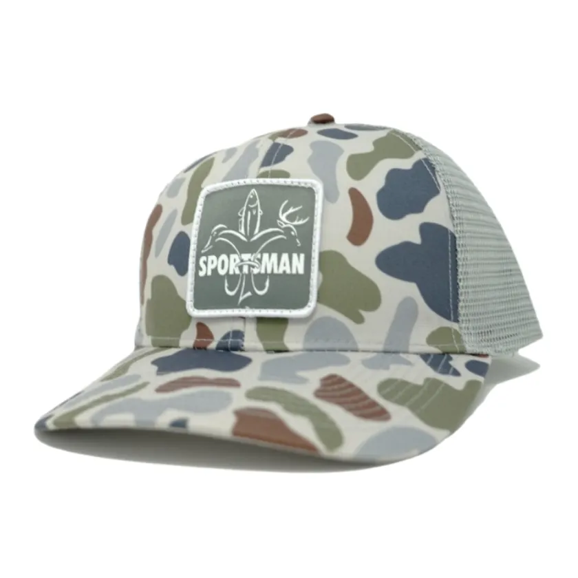 Logo Patch Snapback Camo Hunting Hat - Mossy Oak Break Up