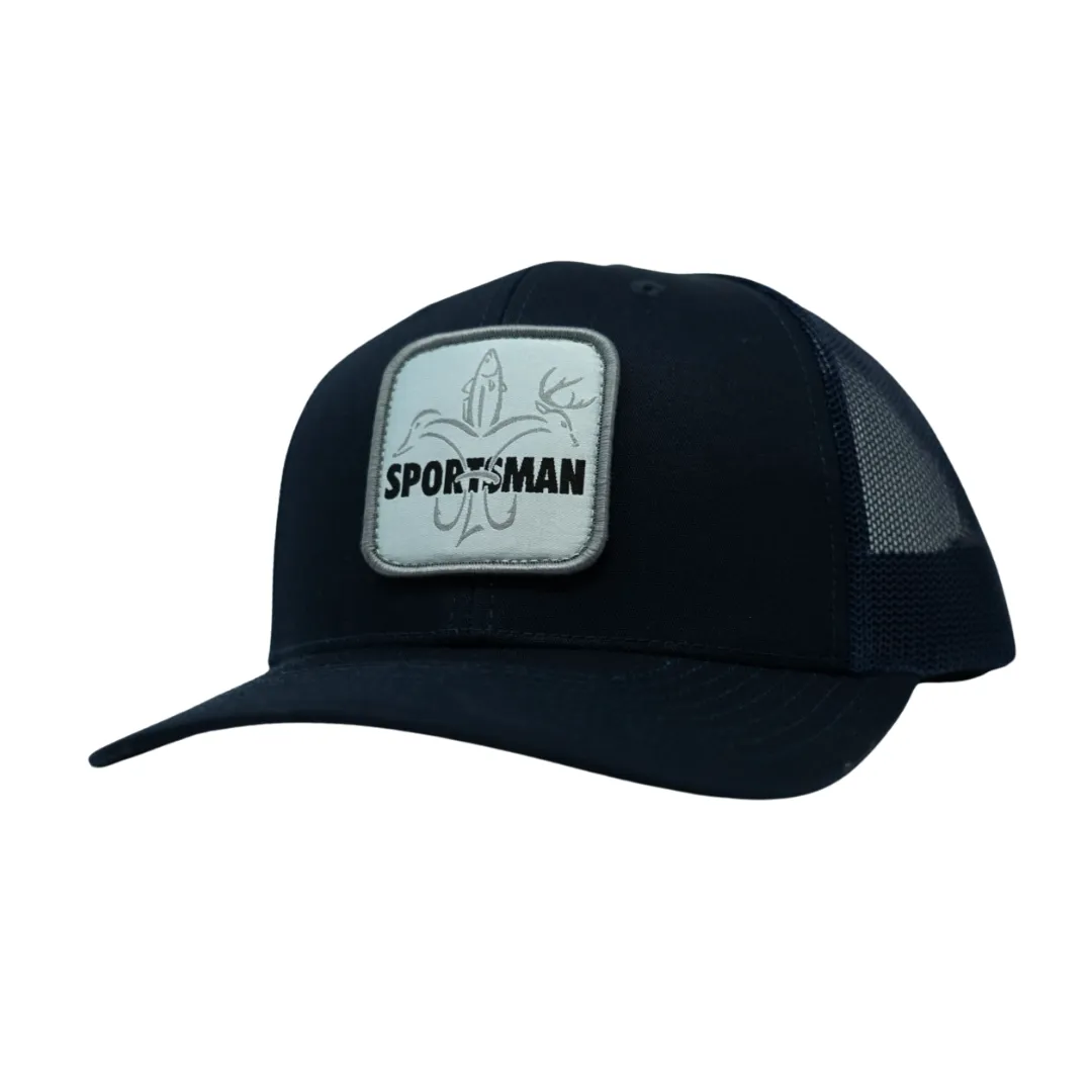 Logo Patch Sportsman Fishing Hat - Navy all