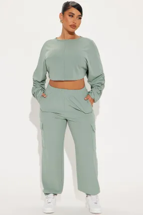 Mabel Pant Set - Sage