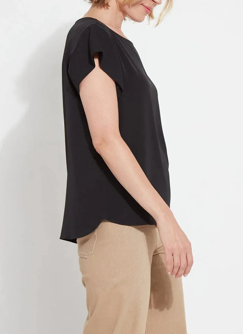 Melodie Pull On Top in black by Lysse