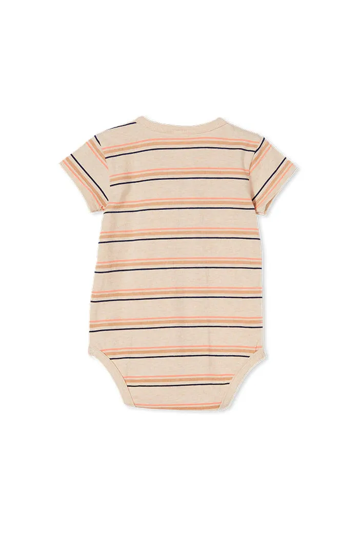 Milky Natural Stripe Bubbysuit