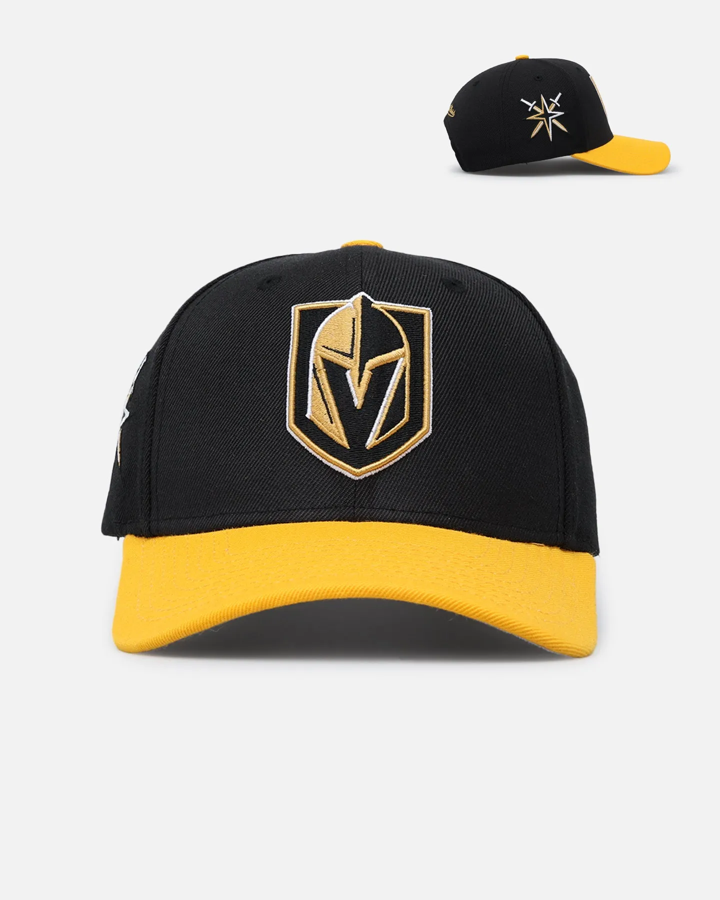 Mitchell & Ness Vegas Golden Knights Enter The Dragon Pro Crown Snapback Black/Ochre