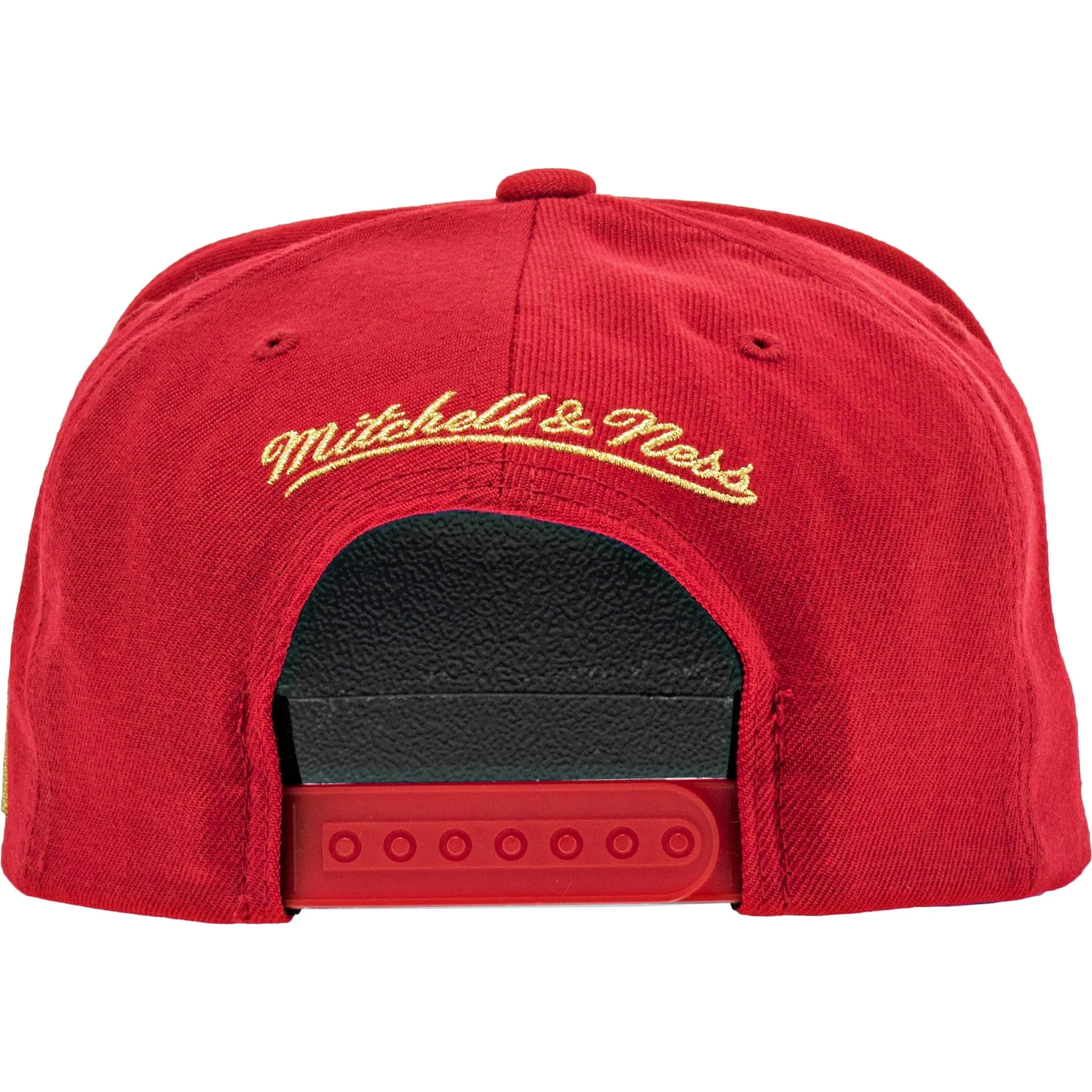 Nice Kicks X Mitchell & Ness USA Snapback Mens Hat - Red/Gold