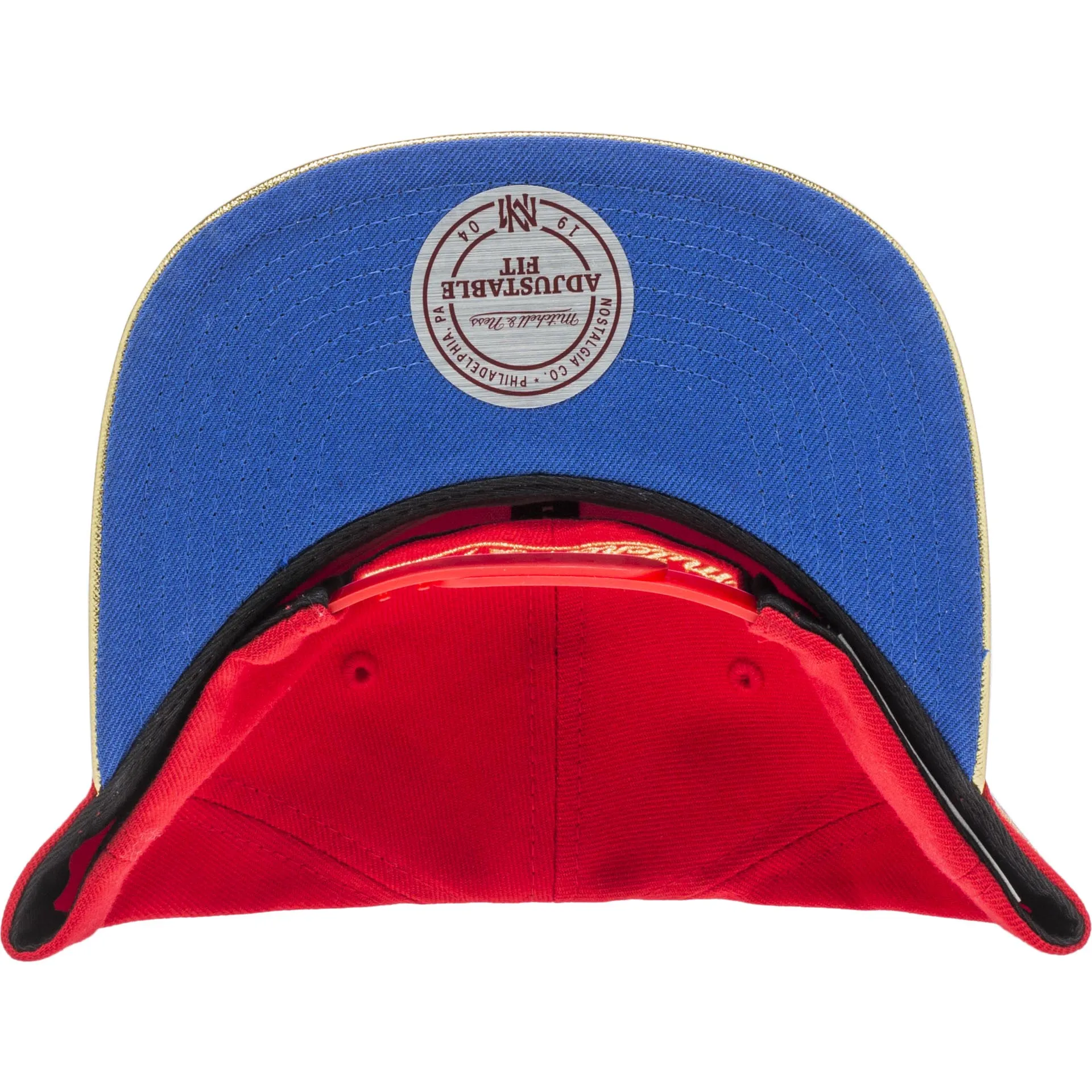 Nice Kicks X Mitchell & Ness USA Snapback Mens Hat - Red/Gold