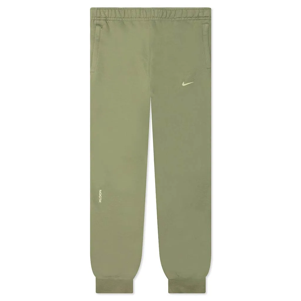 Nike x NOCTA NRG Cs Pant Fleece - Oil Green/Light Liquid Lime