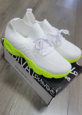 PACO01 - WHITE & NEON YELLOW