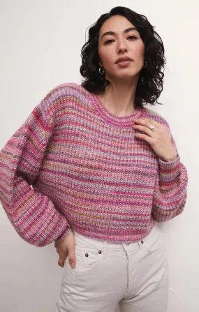 Prism Metallic Strip Sweater