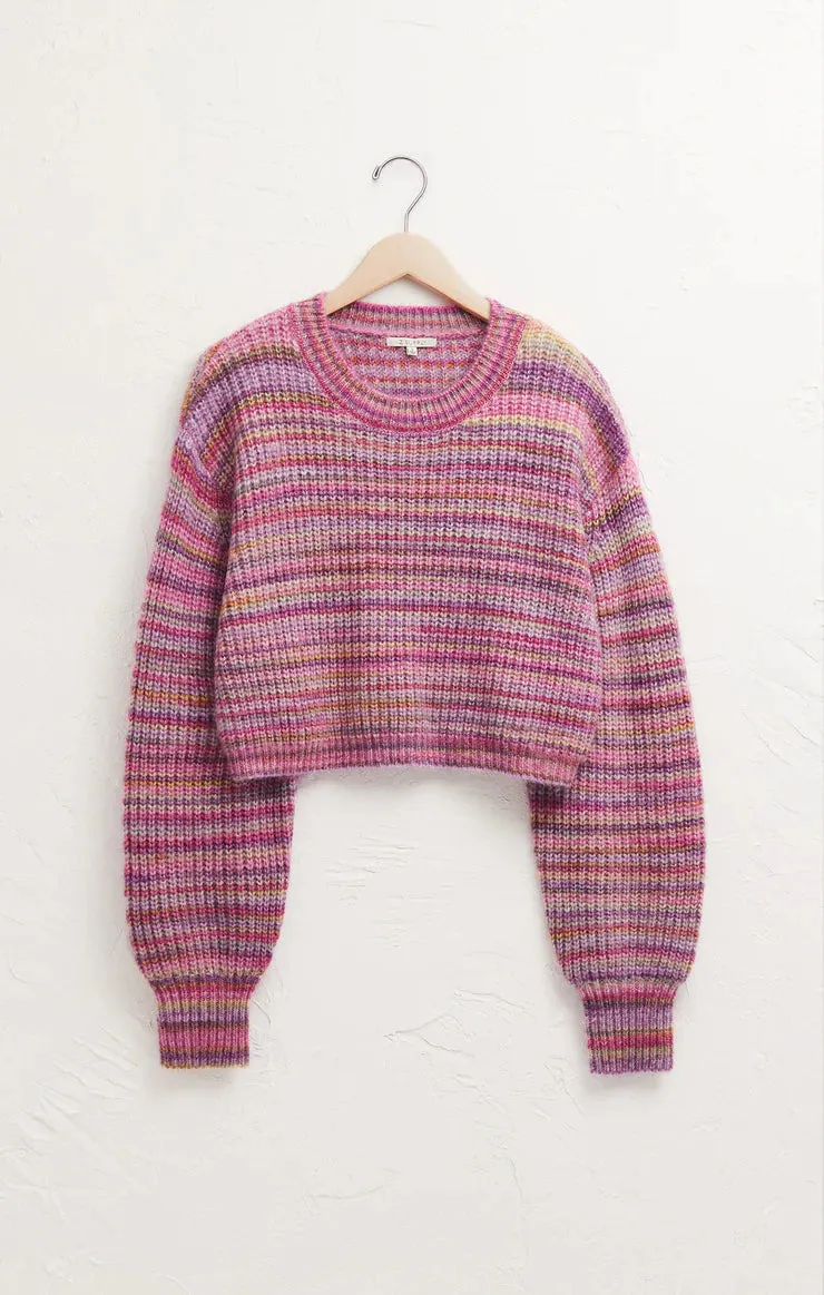 Prism Metallic Strip Sweater