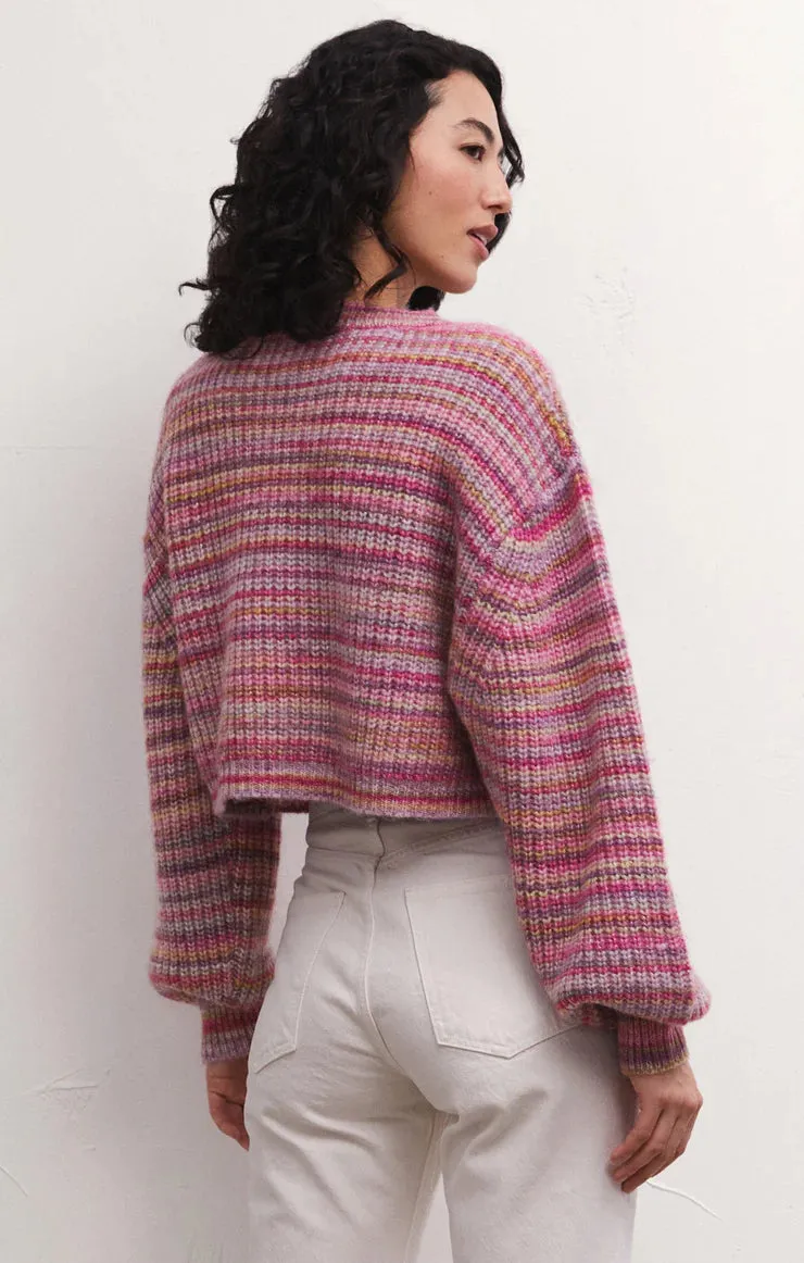 Prism Metallic Strip Sweater