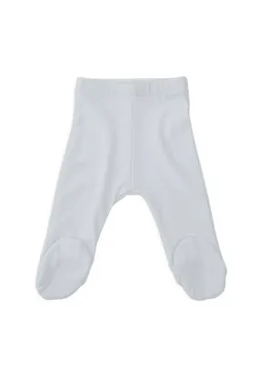 Pure Newborn shorts with feet - Lught blue