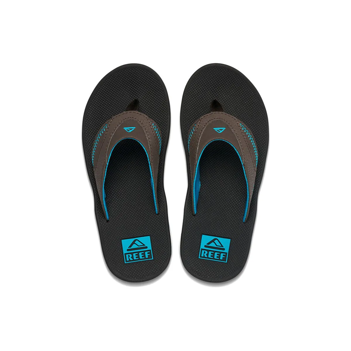 Reef Kids Fanning Black Brown Blue   