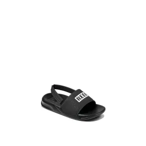 Reef Little One Slide Reef Black White   