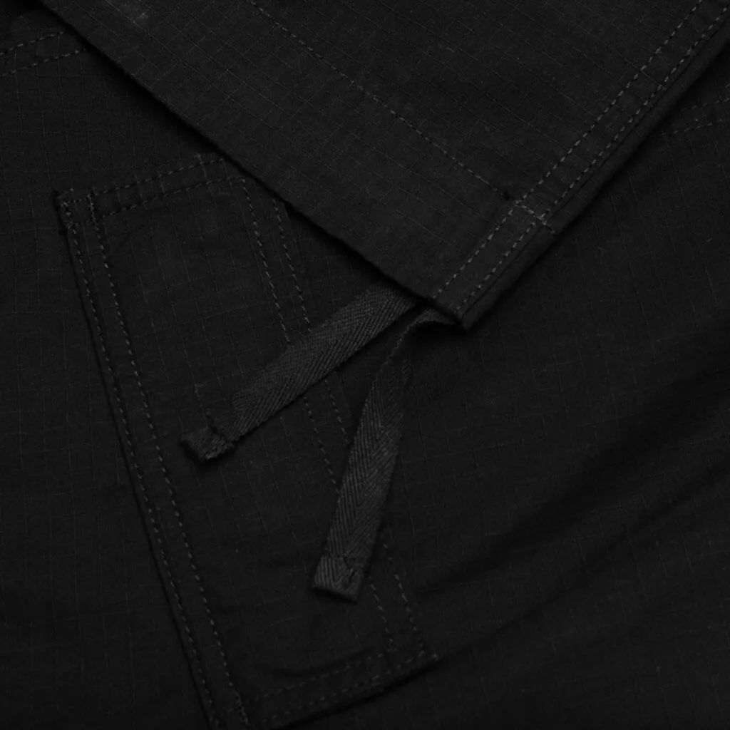 Regular Cargo Pant Rinsed - Black