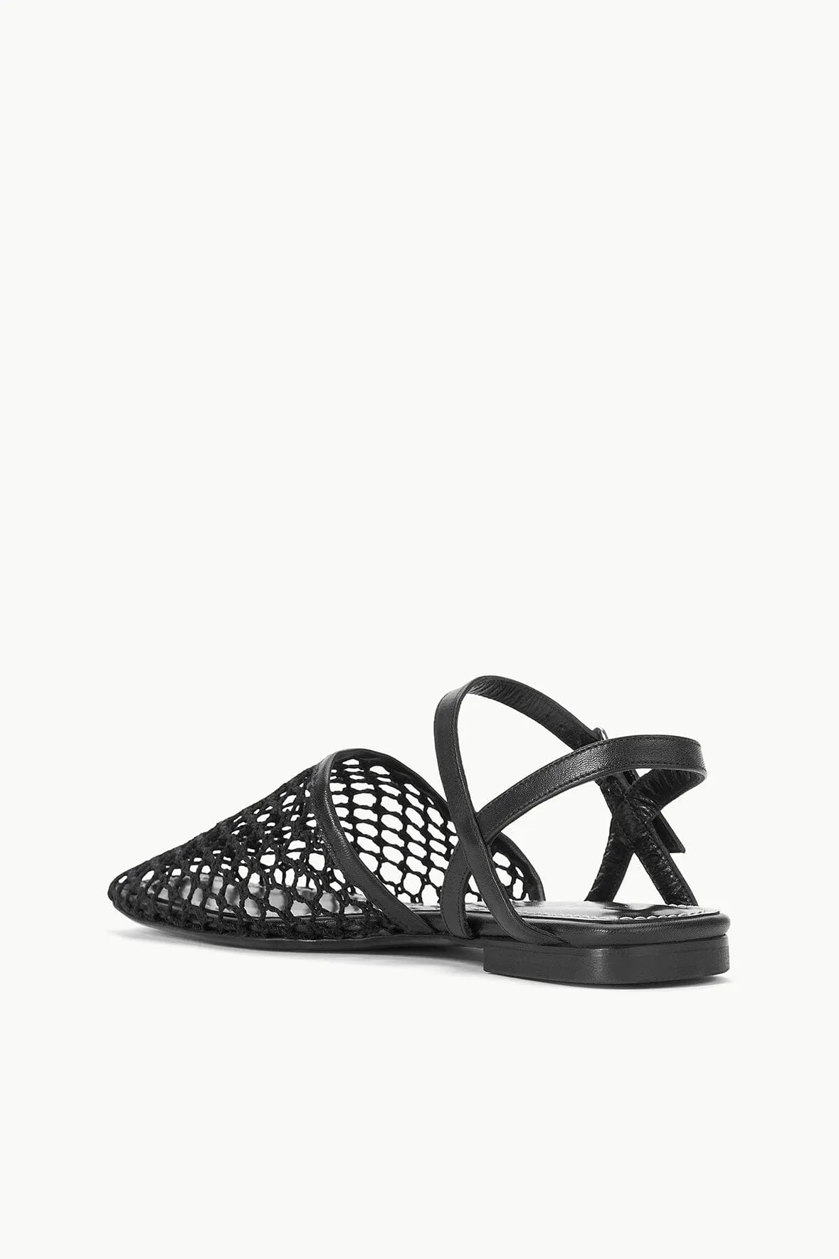 RETE SANDAL | BLACK NETTING