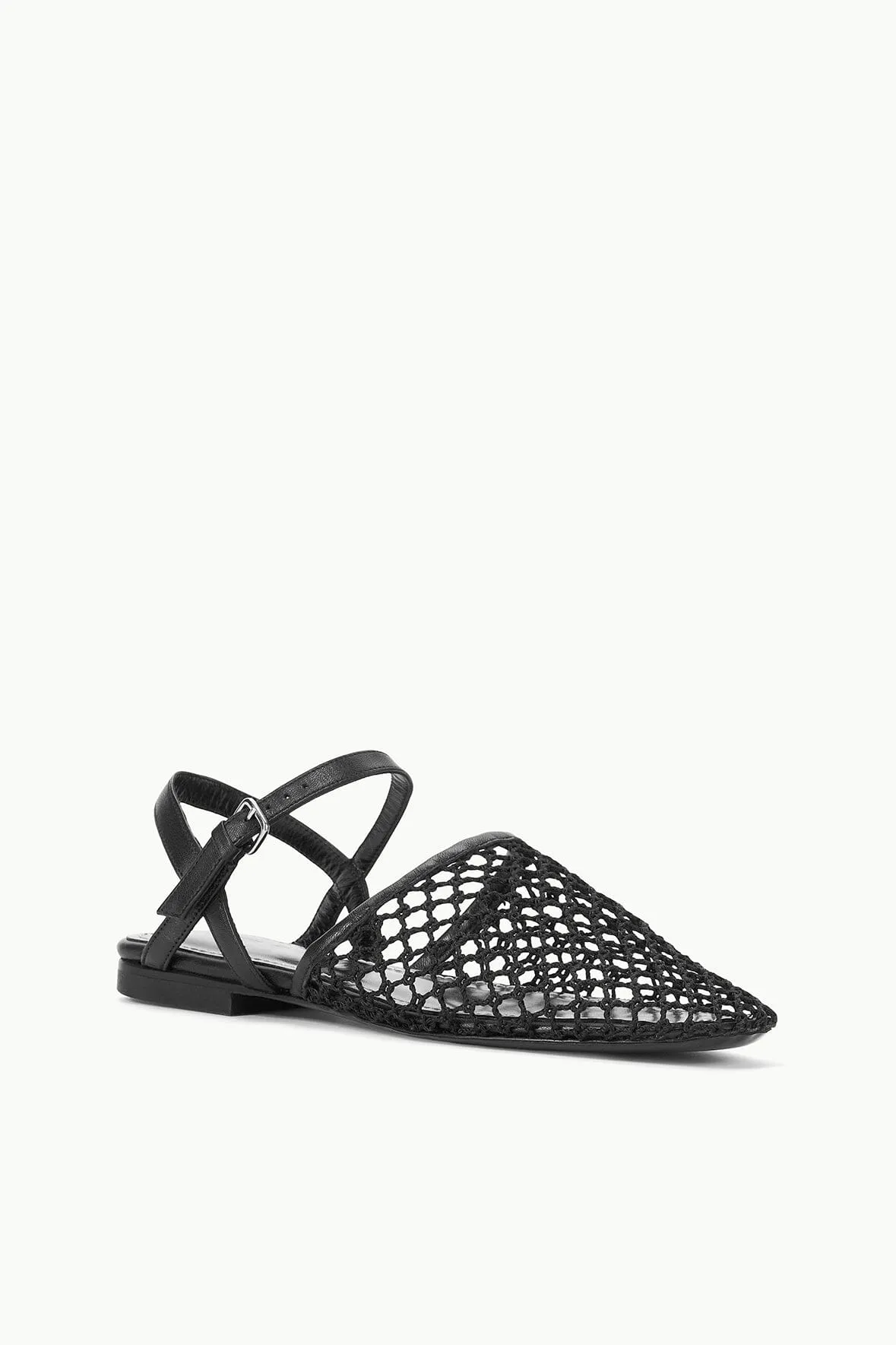 RETE SANDAL | BLACK NETTING