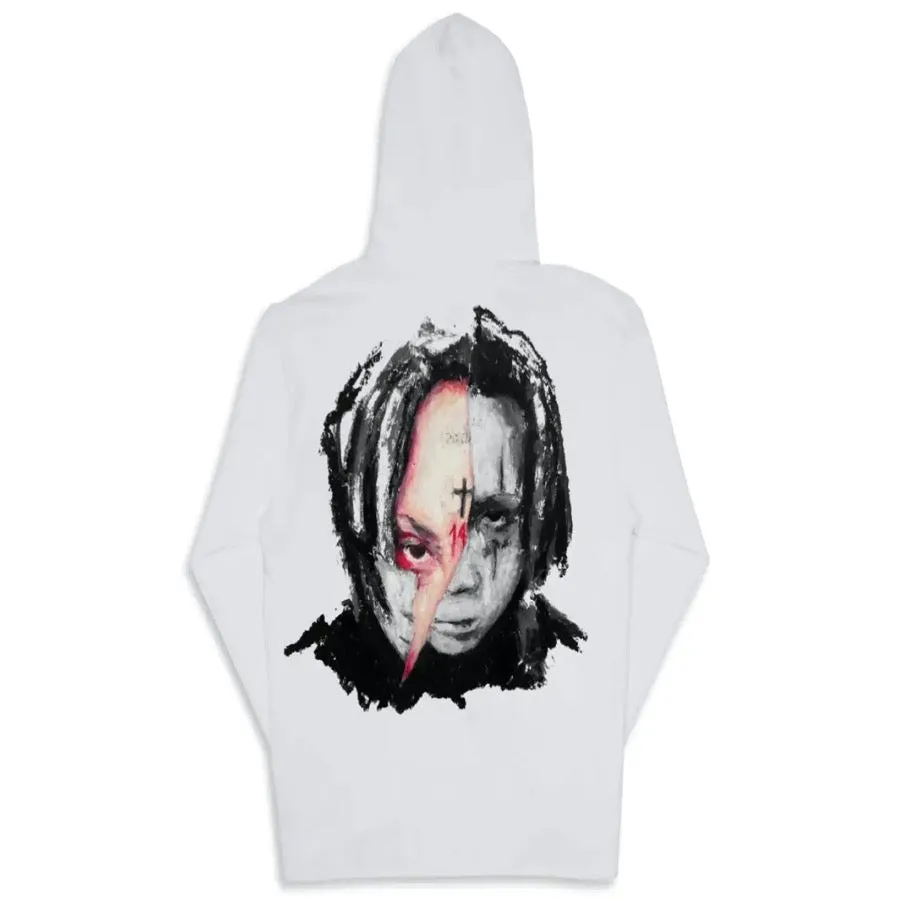 Revenge Trippie Arch Logo Hoodie White