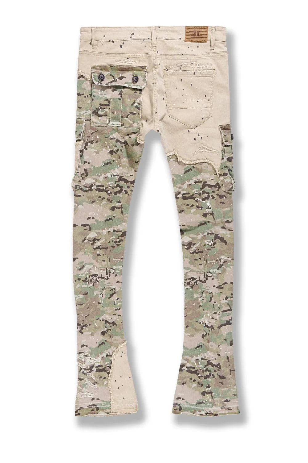 Ross Stacked - Platoon Cargo Denim (Camo 2.0)