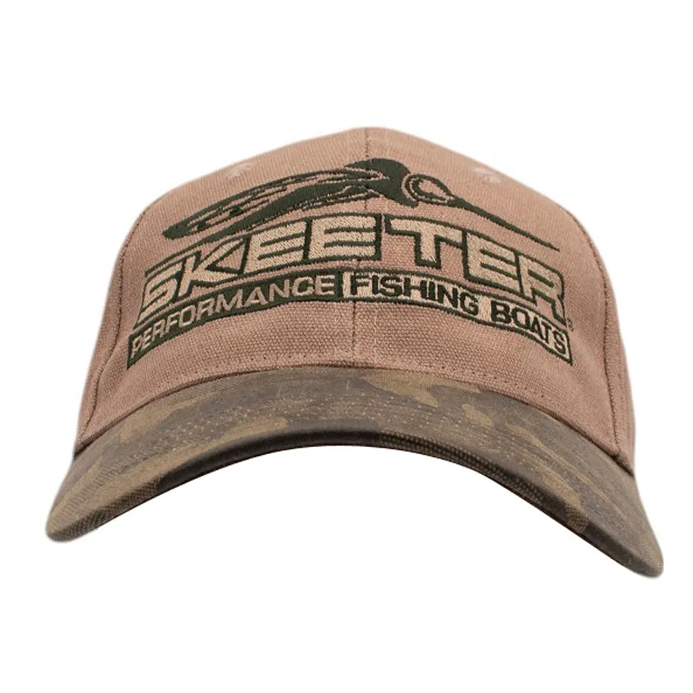 Skeeter Khaki Camo Visor Hat