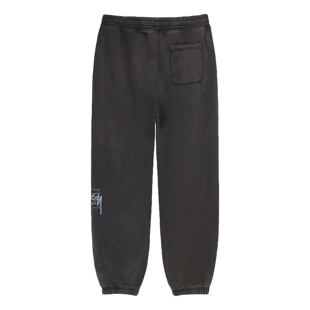 STUSSY DYED STUSSY DESIGNS PANT-BLACK