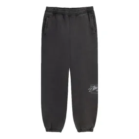 STUSSY DYED STUSSY DESIGNS PANT-BLACK