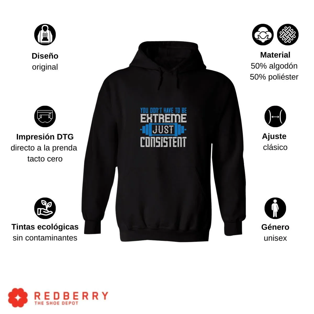 Sudadera Hombre  Hoodie Fitness Gym Ejercicio 049